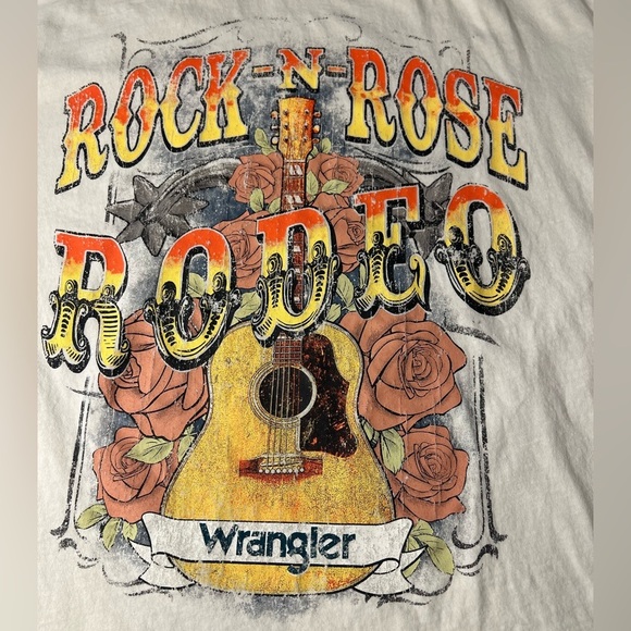 ✨Wrangler Medium Rock 'N Rose Rodeo Long Sleeve Shirt cream - Picture 3 of 10